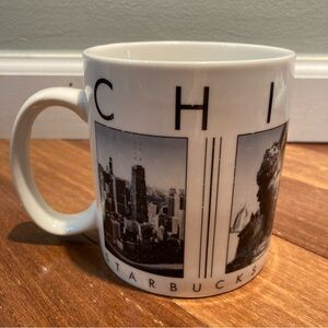 Starbucks Chicago Black and White Mug